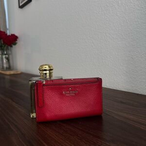 Kate Spade Wallet - Red Medium Bifold Wallet
